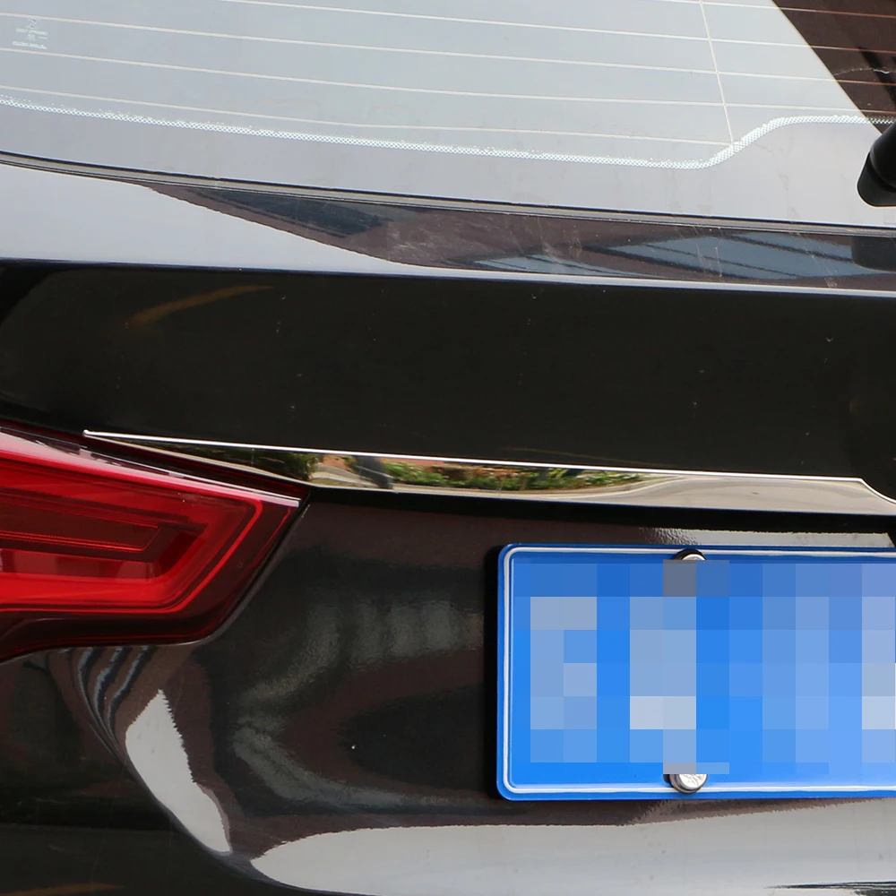 แผ่นปิดฝากระโปรงหลังรถสำหรับ BMW X3 G01 2018-2022สแตนเลสประตูท้ายรถฝาท้ายรถแถบหล่อภายนอกอุปกรณ์เสริม