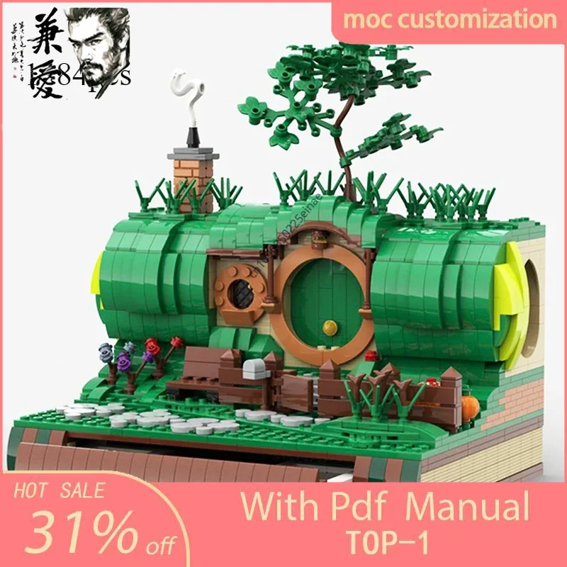 MOC Creative Expert House Front Bag End Building Blocks Bricks Mini Ring Movie Model Collection Bricks Toys for Children Gifts