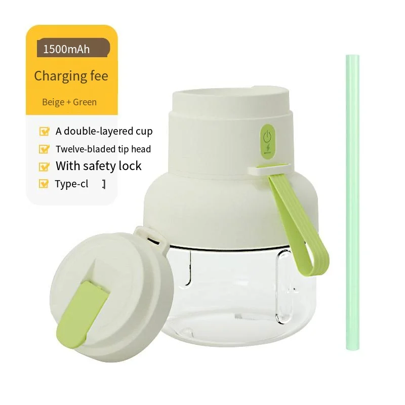 

2025 Summer Hot Portable Juicer Container USB Rechargeable Easy to Clean Salad Juicer Suitable for Fruits and Vegetables
