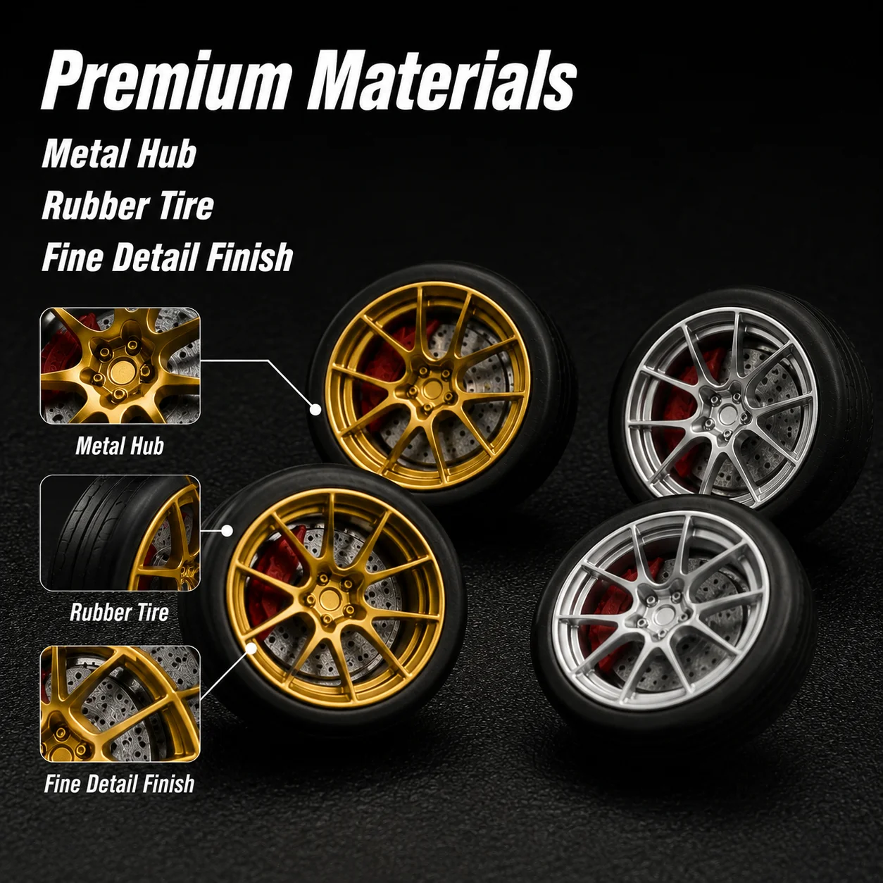X-Scale 1/64 モデルカーゴムタイヤ、ブレーキディ - Tire Insert Foam のレビューと価格