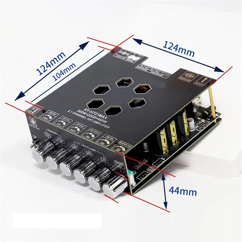 A25P Bluetooth Digital Amplifier Board 2.1 Channel Amplifier Board Bluetooth Power Amplifier Board