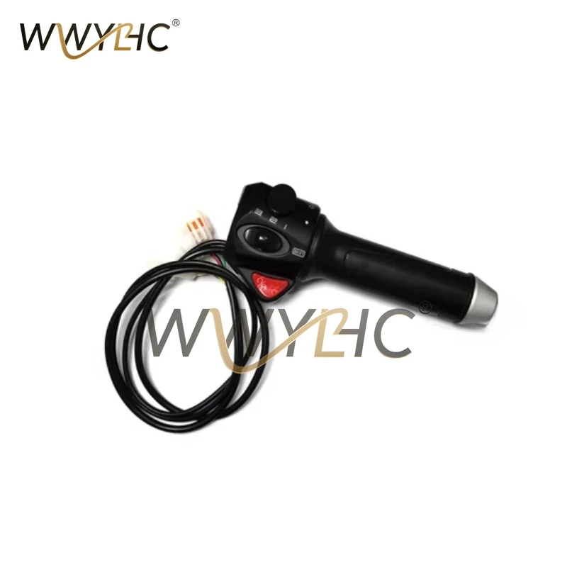 Adecuado para SUPER SOCO TS TC TC Max, manija giratoria, interruptor combinado izquierdo y derecho, botón de manija original