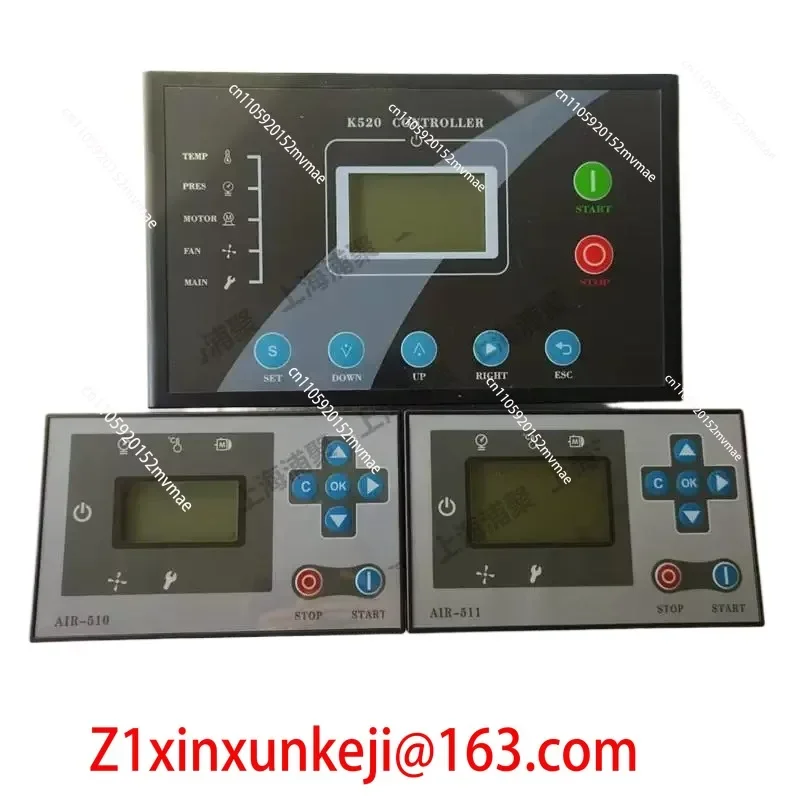 Red Five Ring Air Compressor Controller K520/AIR510/AIR511 Computer Board Panel