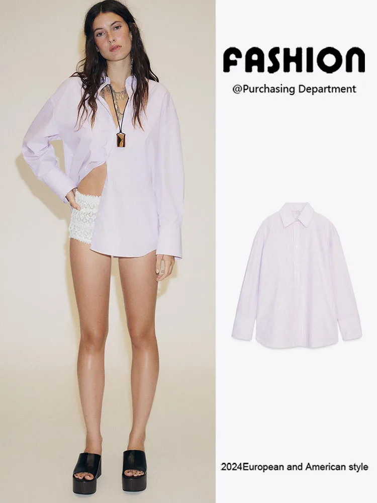 

Новая женская летняя свободная шелковая блузка с длинным рукавом и узлом, универсальная, модная, в традиционном китайском стиле, 2025 год