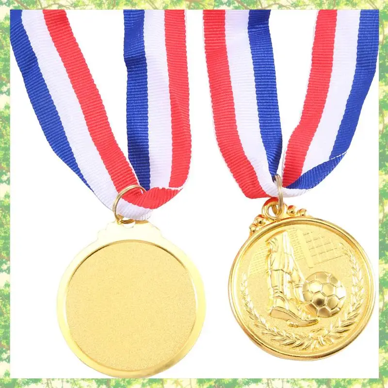 T84C-Football Cup Medal Award Medals Awards Student Party Gifts Soccer Metals Award Winner Medals 12 Pcs