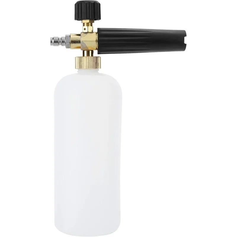 1L 1/4 Quick Connector Adjustable High Pressure Soap Foamer Car Cleaning Foam Gun Car Wash Pressure Washers Soap Foam Generator