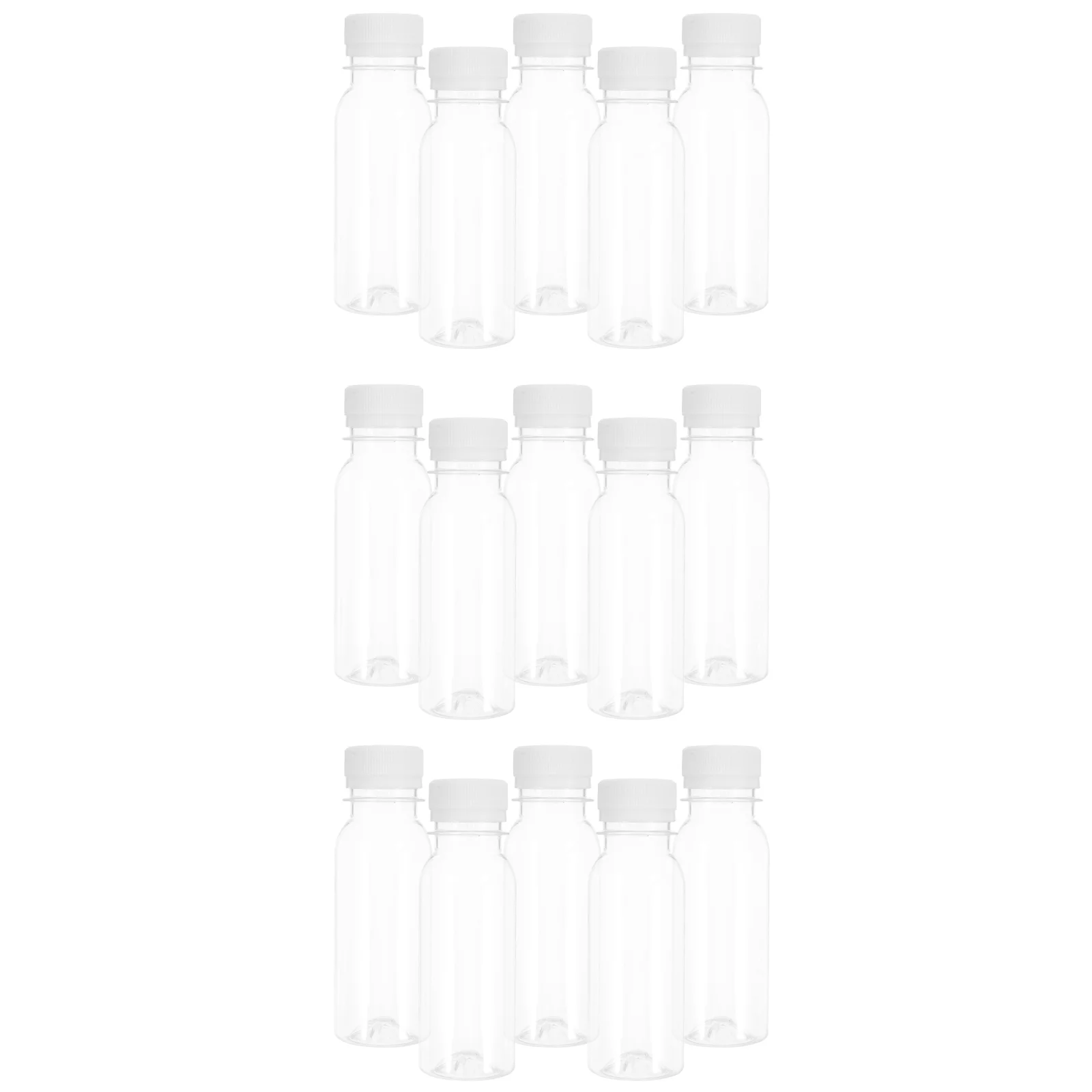 

15 Pcs Drink Bottle Milk Beverage Refrigerator Water The Pet Collapsible Transparent Coffee