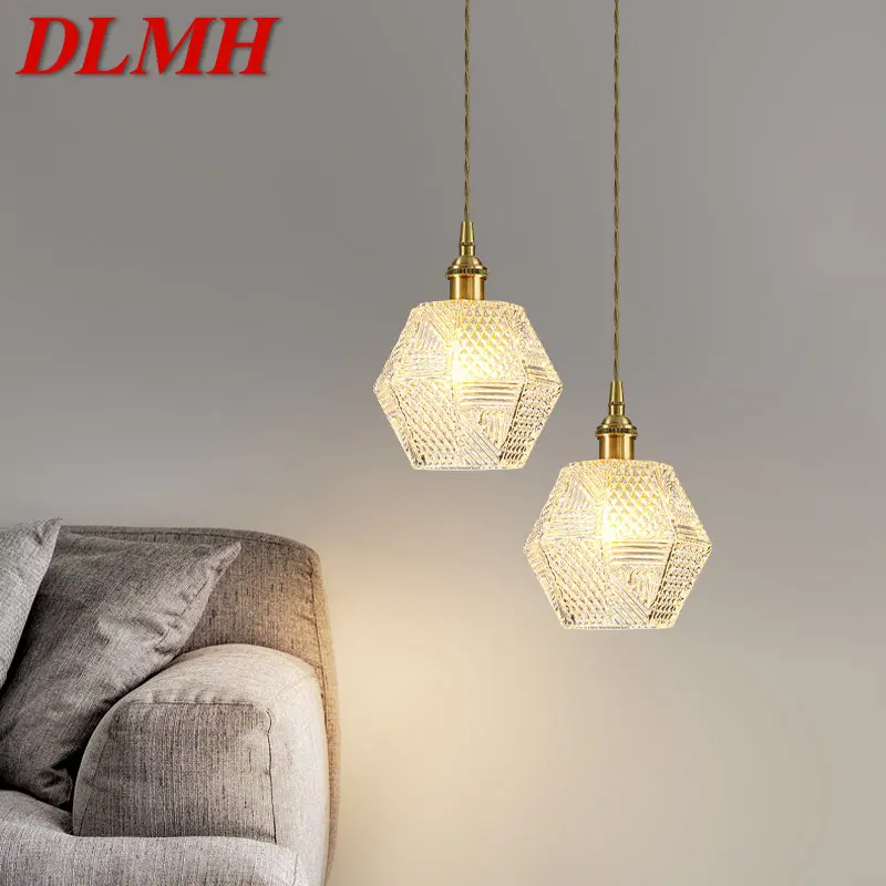 

DLMH Nordic Brass LED Pendant Lamp Modern Simplicity Creative Glass Hanging Light Fixture For Home Dining Room Bedroom Bar