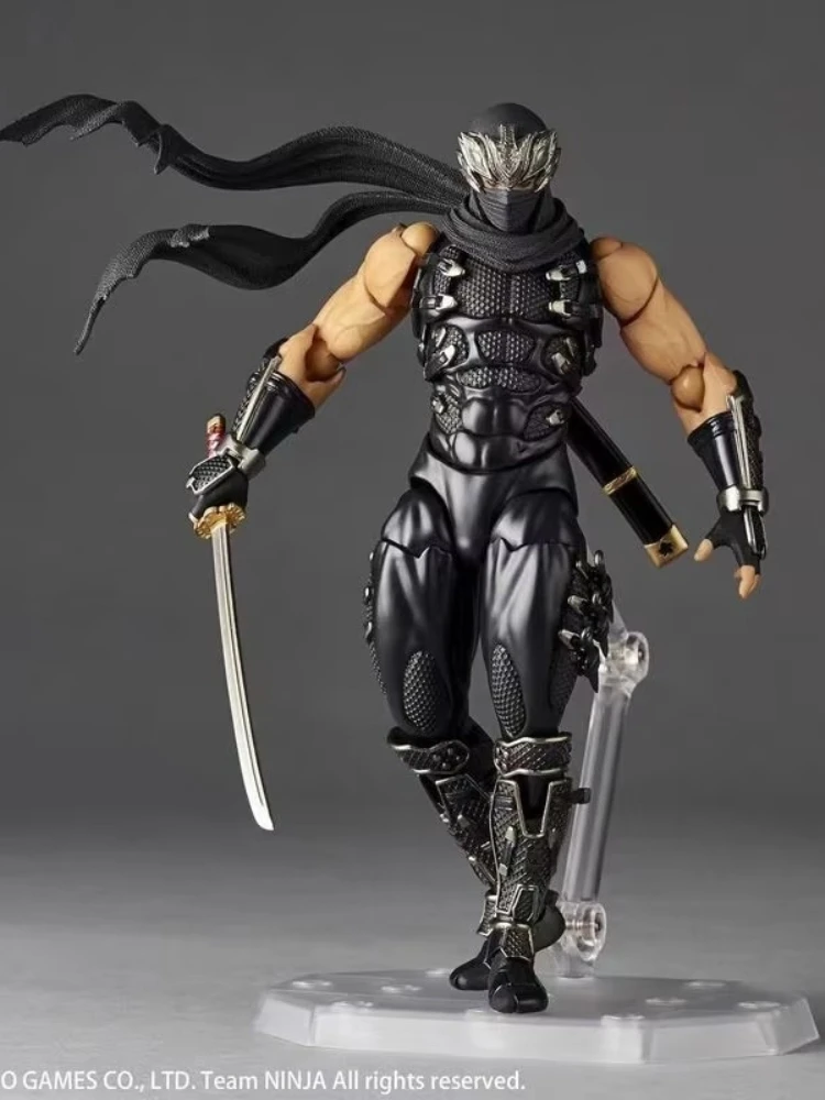 

Ninja Gaiden Ryu Hayabusa Action Figure - Kaiyodo Amazing Yamaguchi Ko Model Classic Custom Replica Toy Gift for Collectors