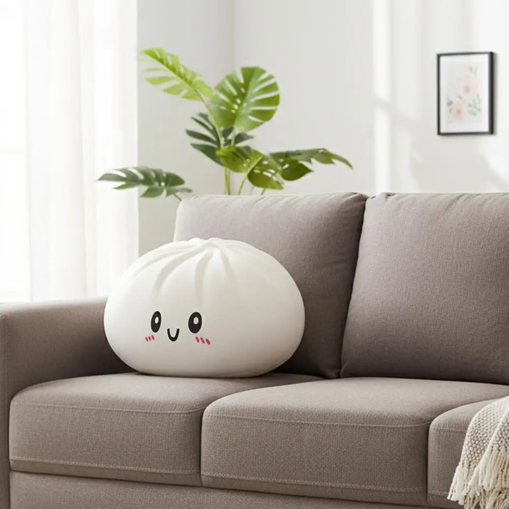 25cm Big Size Steamed Stuffed Bun Squishy Toy Kawaii Dumpling Squeeze Sensory Fidget Toy Soft Slow Rising Stress Relief for Kids