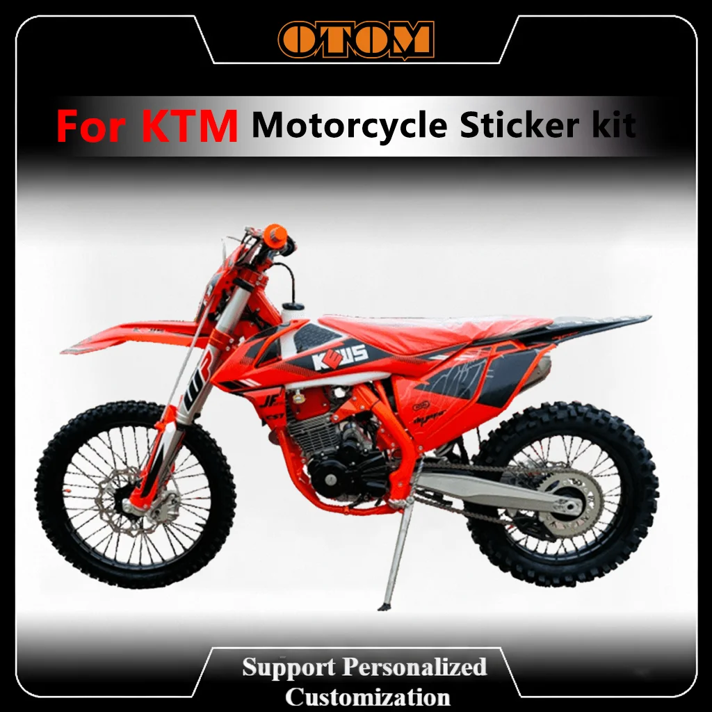 

For KTM SX EXC Motorcycle Full Backgrounds Stickers Kit Holographic Chrome Decals SXF XCW 2016-2025 Customize Moto Full Decals