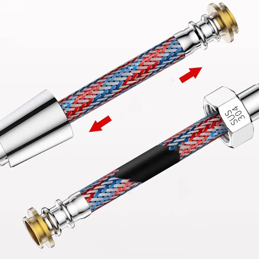 1.5/2/3meters Stainless Steel Shower Hose Universal Burst Resistant Shower Hose Extension Kink Resistant Rustproof