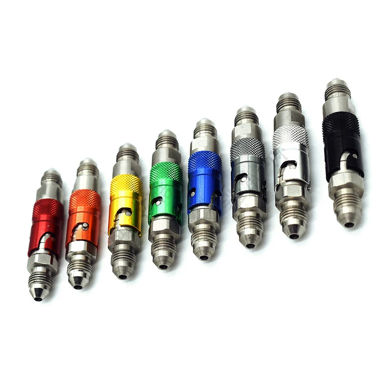 

Motorcycle AN3 3AN Brake Fluid Quick Removal Disconnect Release Fittings Dry Break Adapter Brake Line Connector