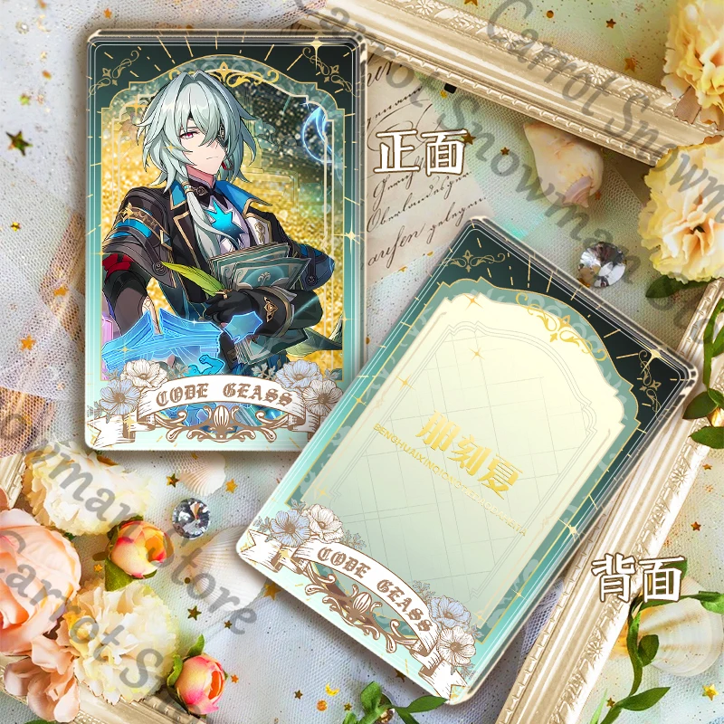 Honkai: Star Rail Herta Anaxagoras Anime Quicksand Mahjong acrílico deriva arena tablero de pie Cospaly coleccionar regalo dibujos animados