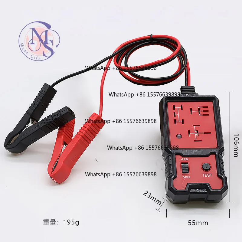 12V Automotive Relay Tester, Mini Automatic Relay Diagnostic Tool