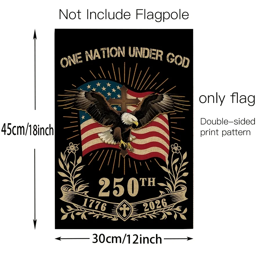 USA 250th Anniversary Garden Flag 5