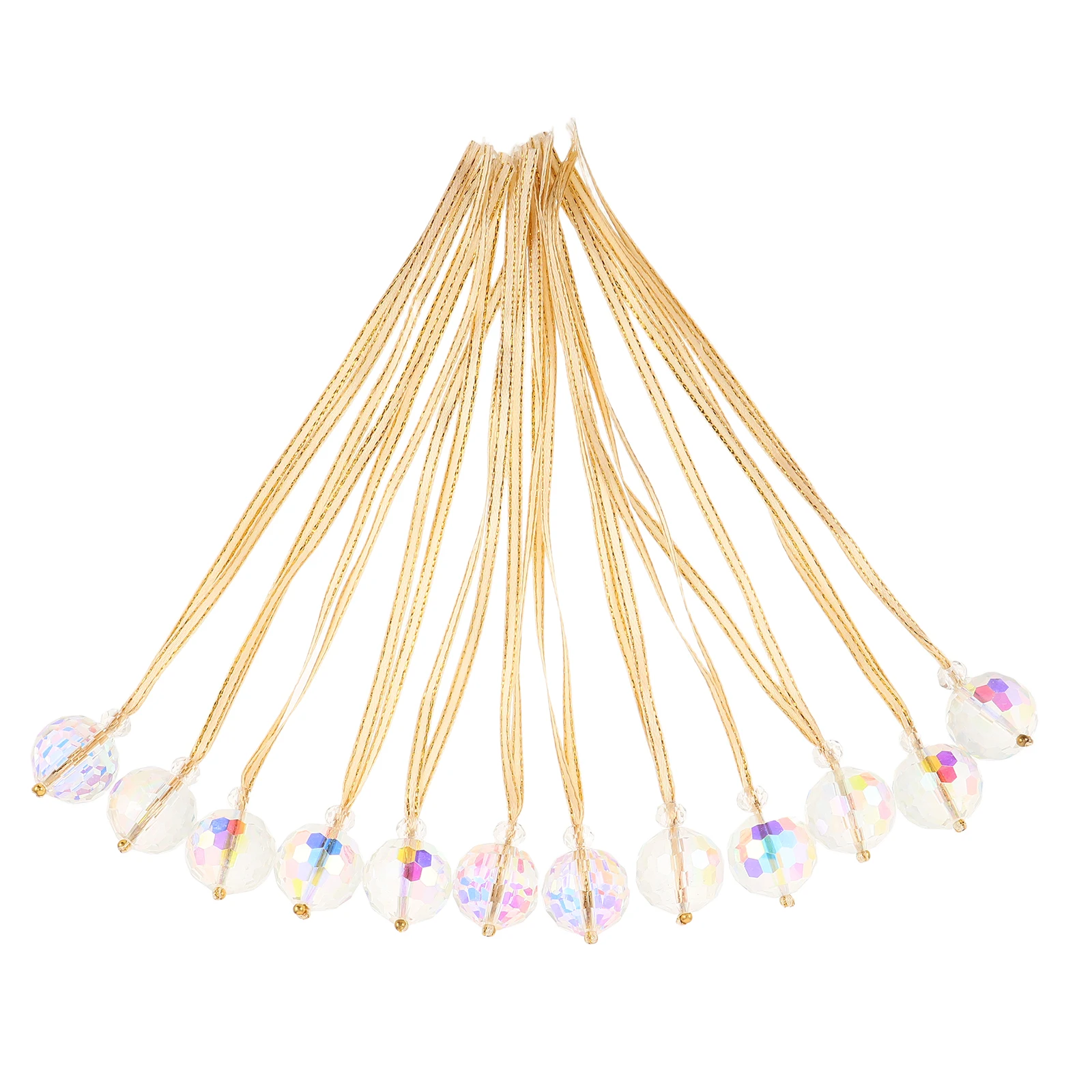 

12pcs Suncatcher Prism Ball Glass Christmas Tree Ornaments Vintage Decorative Pendant Home Party Wedding Hanging Decorations