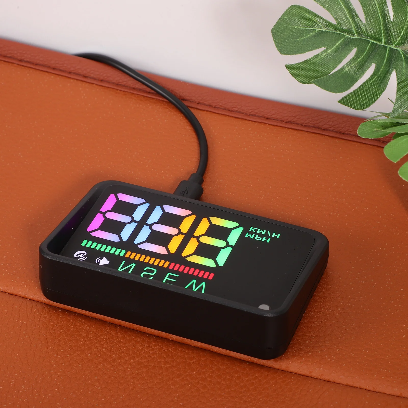 

Car Hud Display Auto Speedometer Digital Multifunctional Windshield Projector Real-Time Speed Compass Universal Dashboard