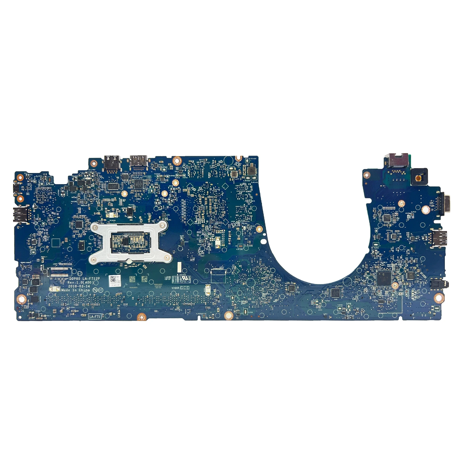 AKEMY For DELL Latitude 3530 5591 Notebook Mainboard Laptop LA-F712P 07TTKR 0T73CF 03YC67 i5 i7 8th Gen CPU Motherboard Tested