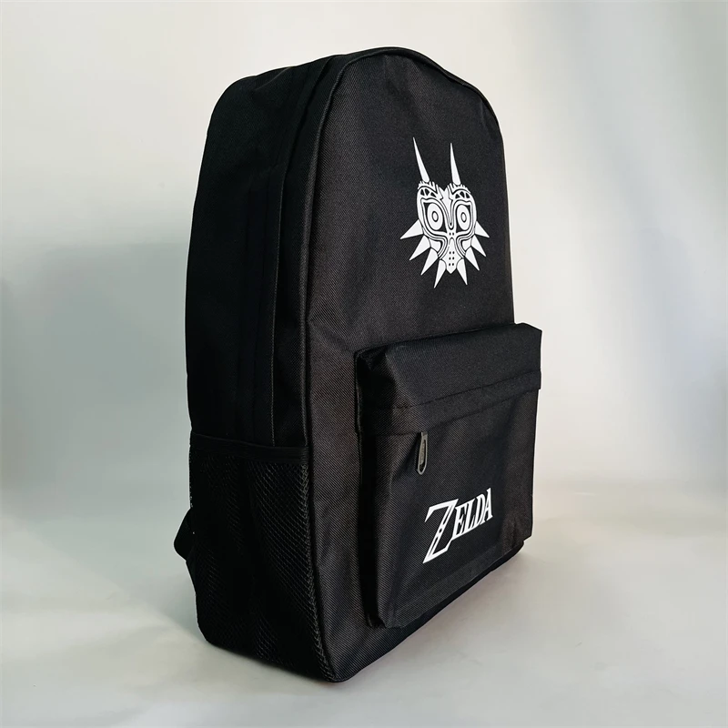 IVYYE Zelda Black Fashion Canvas Backpacks Rucksacks Cartoon School Backpack Casual Bags travel Knapsack Unisex New