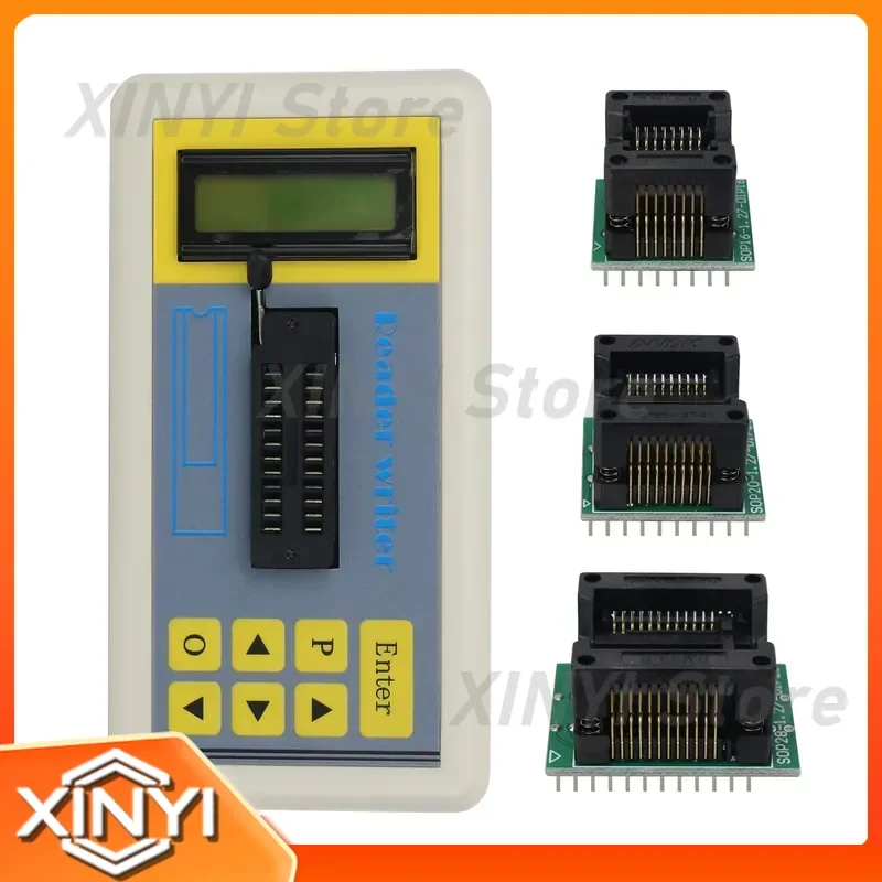 Integrated Circuit Tester with LCD Display Screen IC Transistor Tester for Online Maintenance Electronic Measuring Instrument