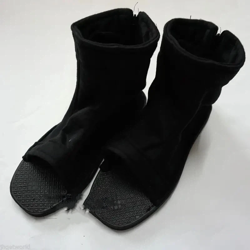 Sizes Anime Shoes White-Black Ninja Boots Cosplay Shoes Costumes Accessories Props For Halloween Party Carnival - view 2