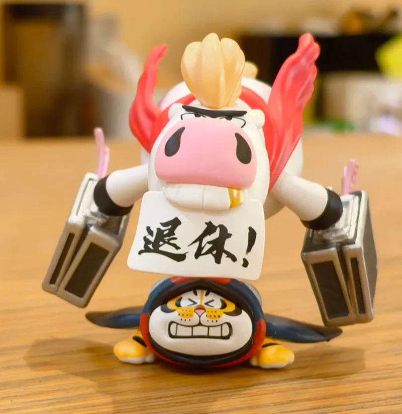 

Коллекционные фигурки-сюрпризы UTN Funism I'm Not Fat Tiger Ma Ma Fu Fu Series: Новогодний декор для фанатов аниме