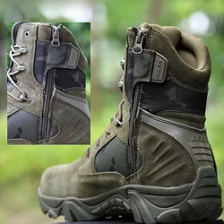 Climbing Outdoor Mens Work Safety Boots Camouflage Desert Boots Combat Training Shoes Outdoor Hiking Boots