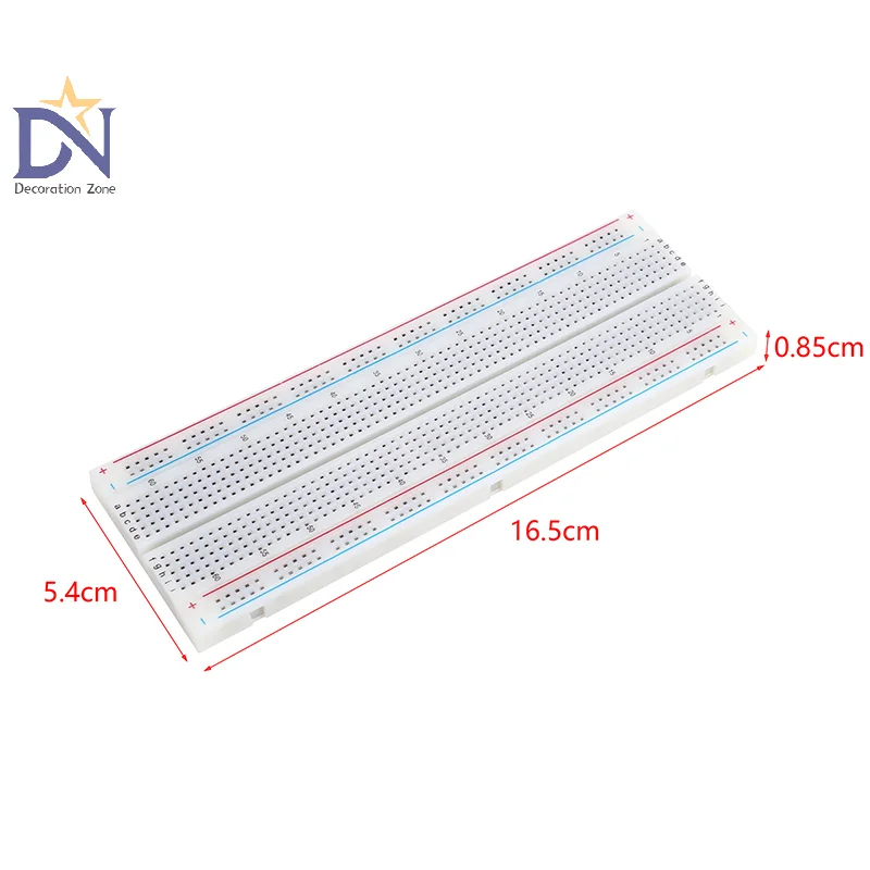 Comprehensive 830 Hole Breadboard, MB-102, DIY, Solder-Free for Versatile Prototyping.