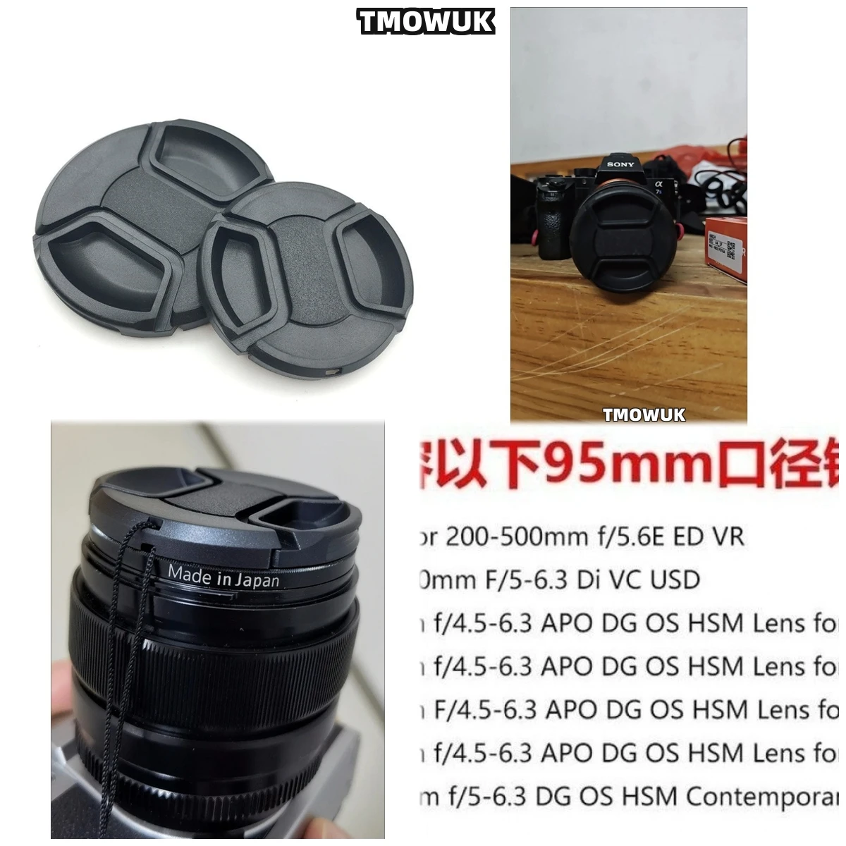 

For OLYMPUS PEN E-PM12345678910 E-M1 510 OM E-450 Camera Lens Cap Protective Cover Center Pinch Snap-on 49mm 52 55 58 62 67 72