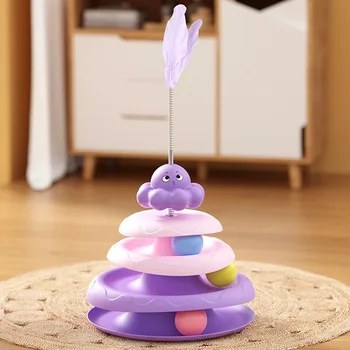 Interactive Cat Turntable Toy 1