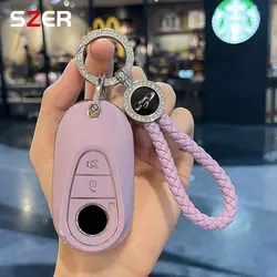 TPU Car Remote Key Case Cover Shell Fob For Mercedes Benz C E Class W223 W206 C260 C300 S450 S500 S400 Protector Holder Keyless