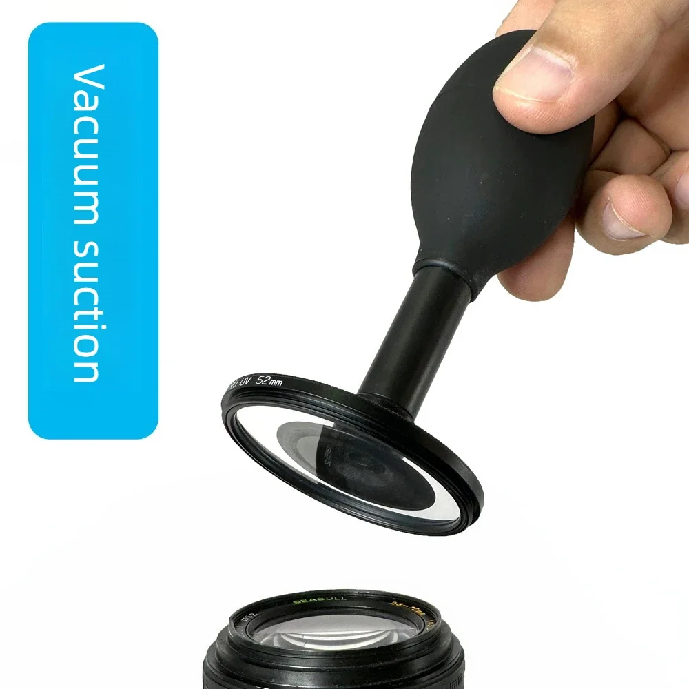 Camera Lens Sucker Kit Long Anti-static Pen Strong Suction Manual Vacuum Suction Pen with 7 suction Cup Lens Puller Repair Tool