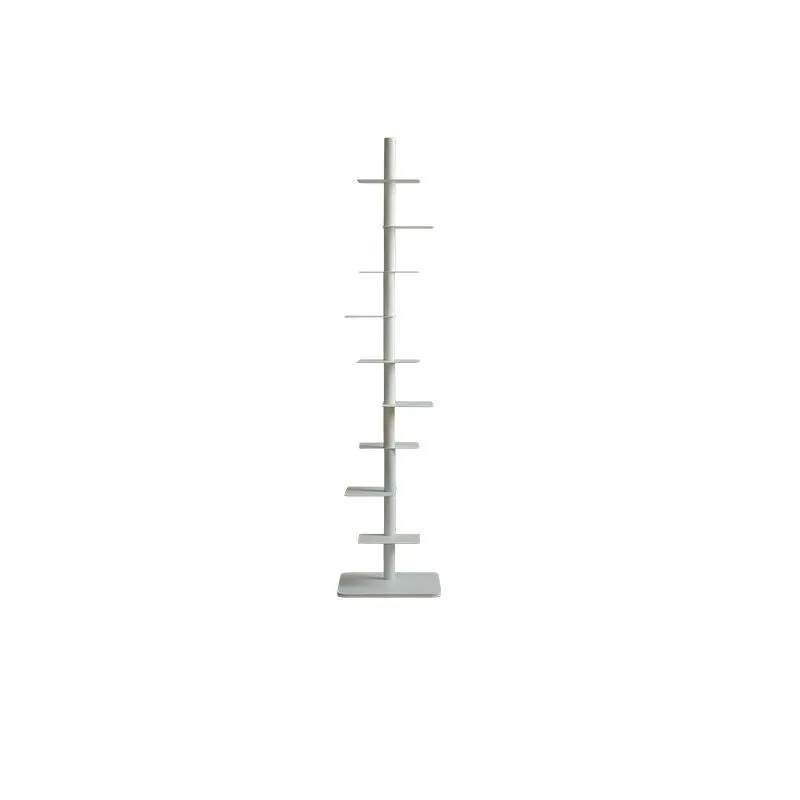 

Designer Bookshelf Rotating Invisible Spiral Display Stand Living Room Wrought Iron Home Corner