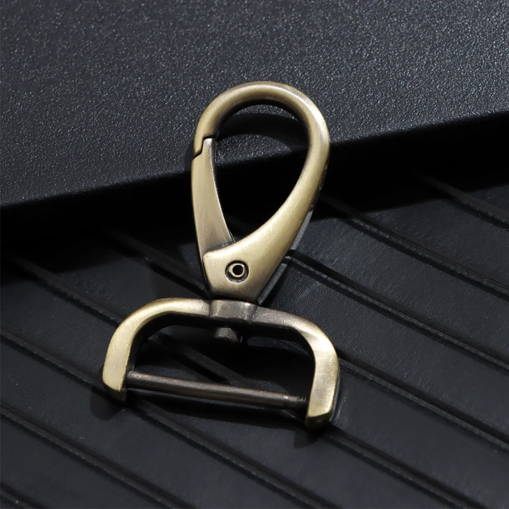 16mm/20mm/26mm Metal Webbing Buckle Pet Leash Hooks Detachable Snap Hook Leather Strap Buckles Trigger Clips
