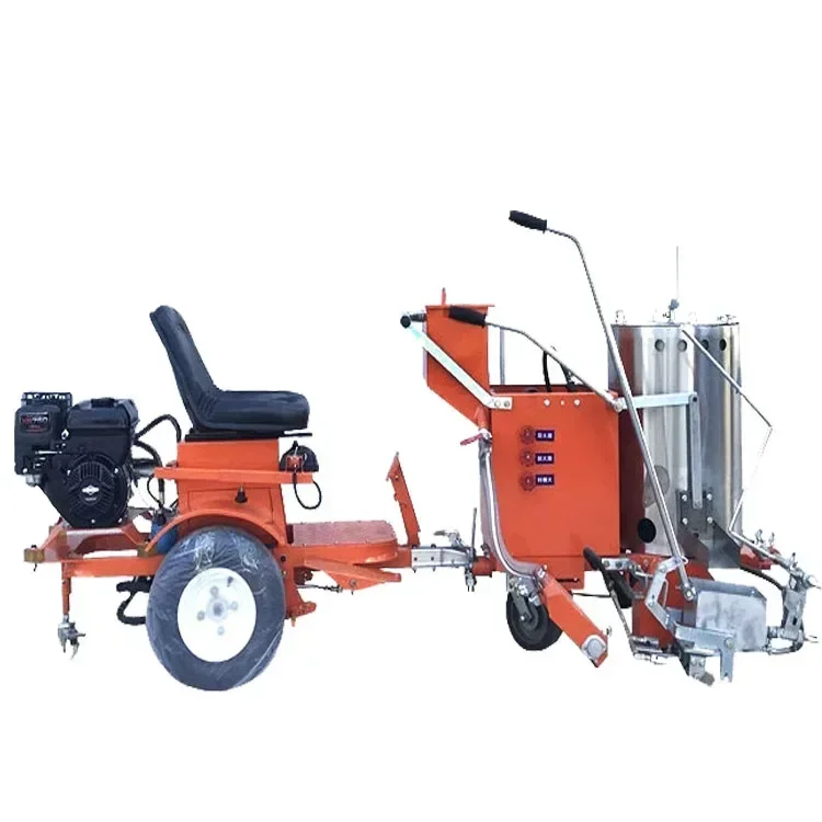 

Automatic Self Propelled Truck Mounted Thermoplastic Road Vibrating Marking Line Machine