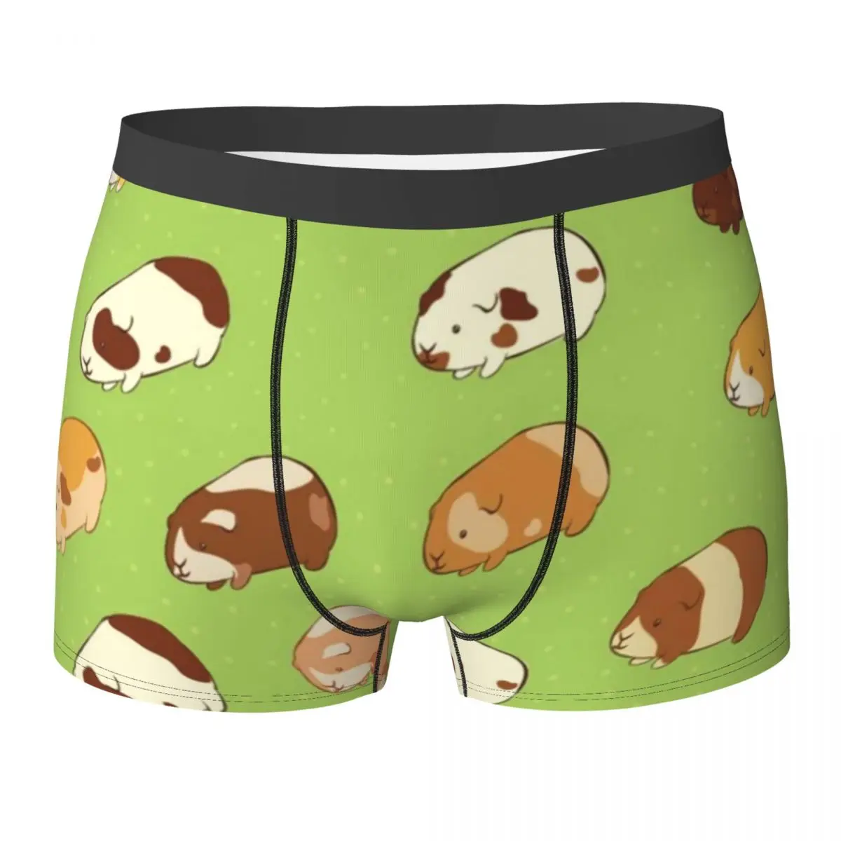 Guinea Pig Underwear Funny Animal Print Pouch High Quality Trunk Printed Boxer Brief Funny Males Underpants Big Size