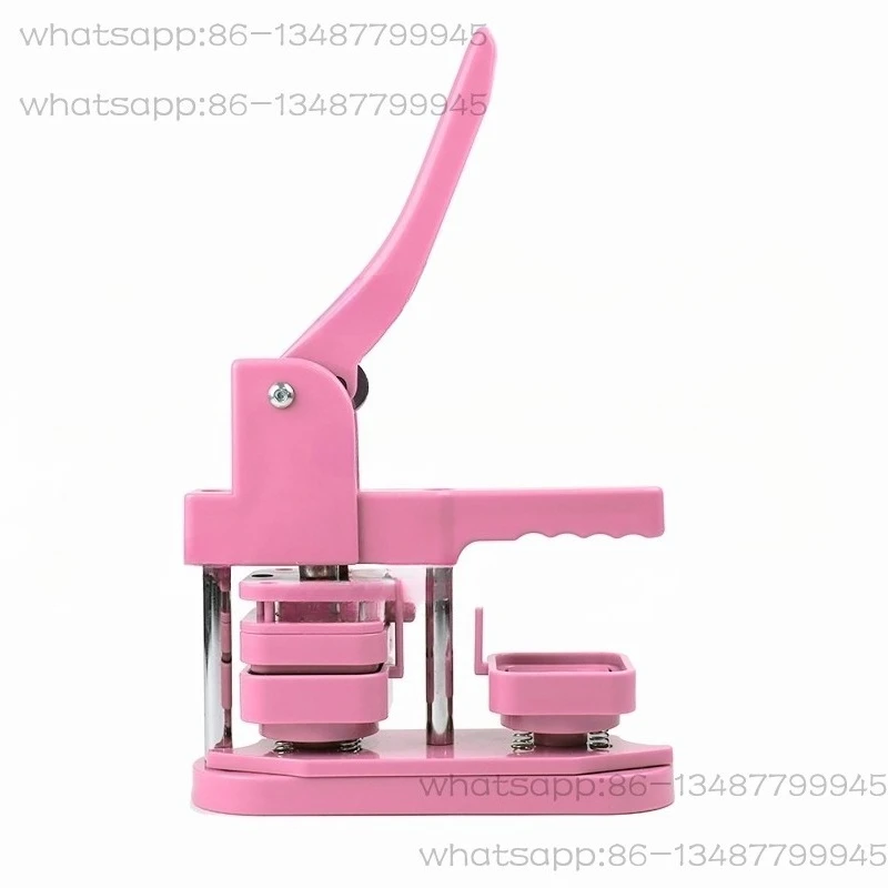 

Машина для изготовления квадратных значков 50x50 мм, ротационный пресс для создания магнитов на холодильник, ручной пресс для значков, DIY, для творчества и рукоделия