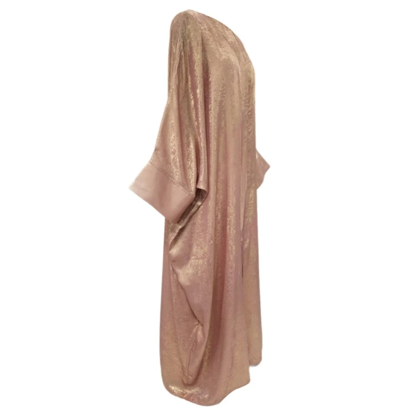 Islamic Gown Kaftan Dress for Women, Middle East Arabian Robe Cardigan Dress