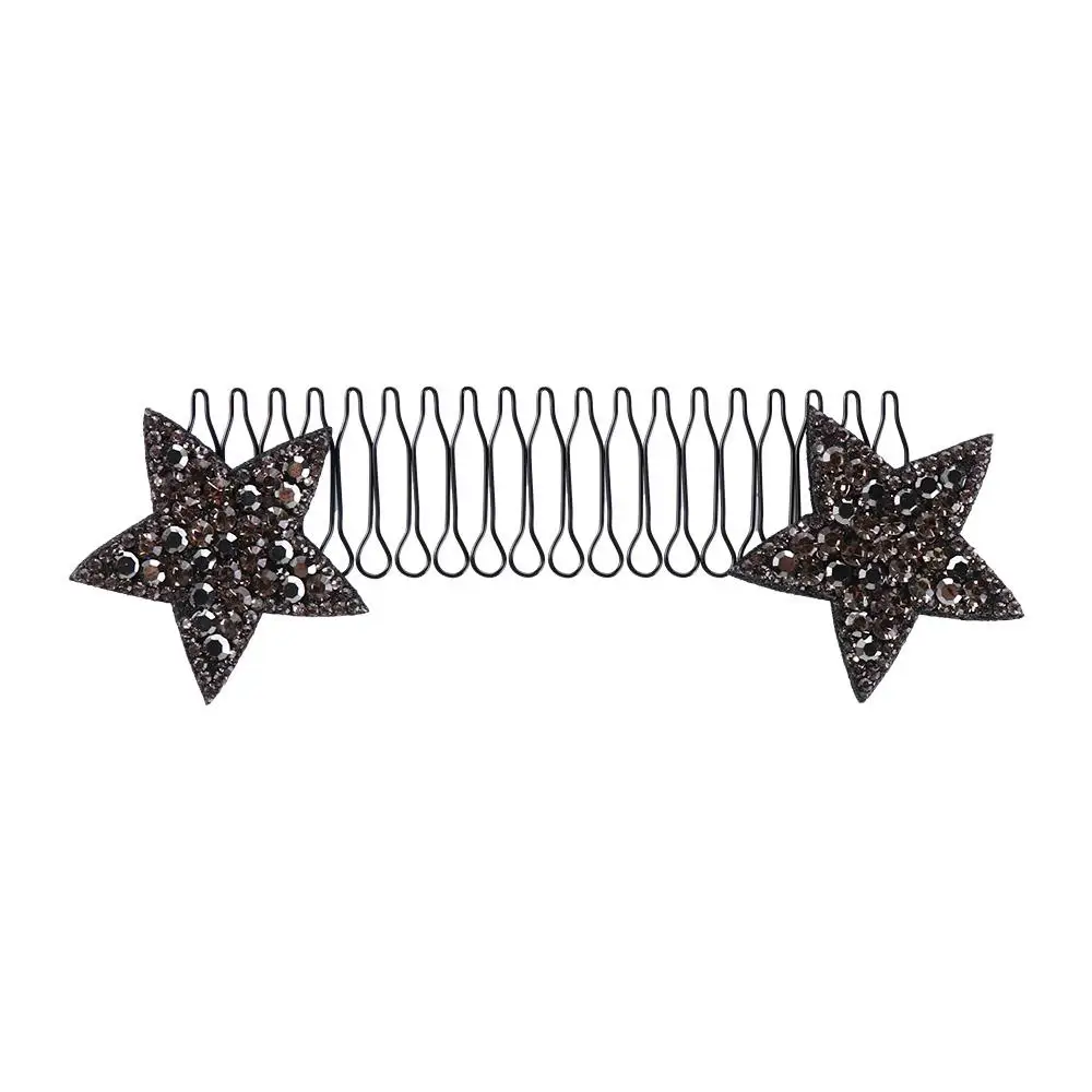 

Cute Rhinestone U Shape Hair Styling Comb Butterfly Star Fixed Combs Hair Wear Teeth Invisible Extra Hair Holder Girls