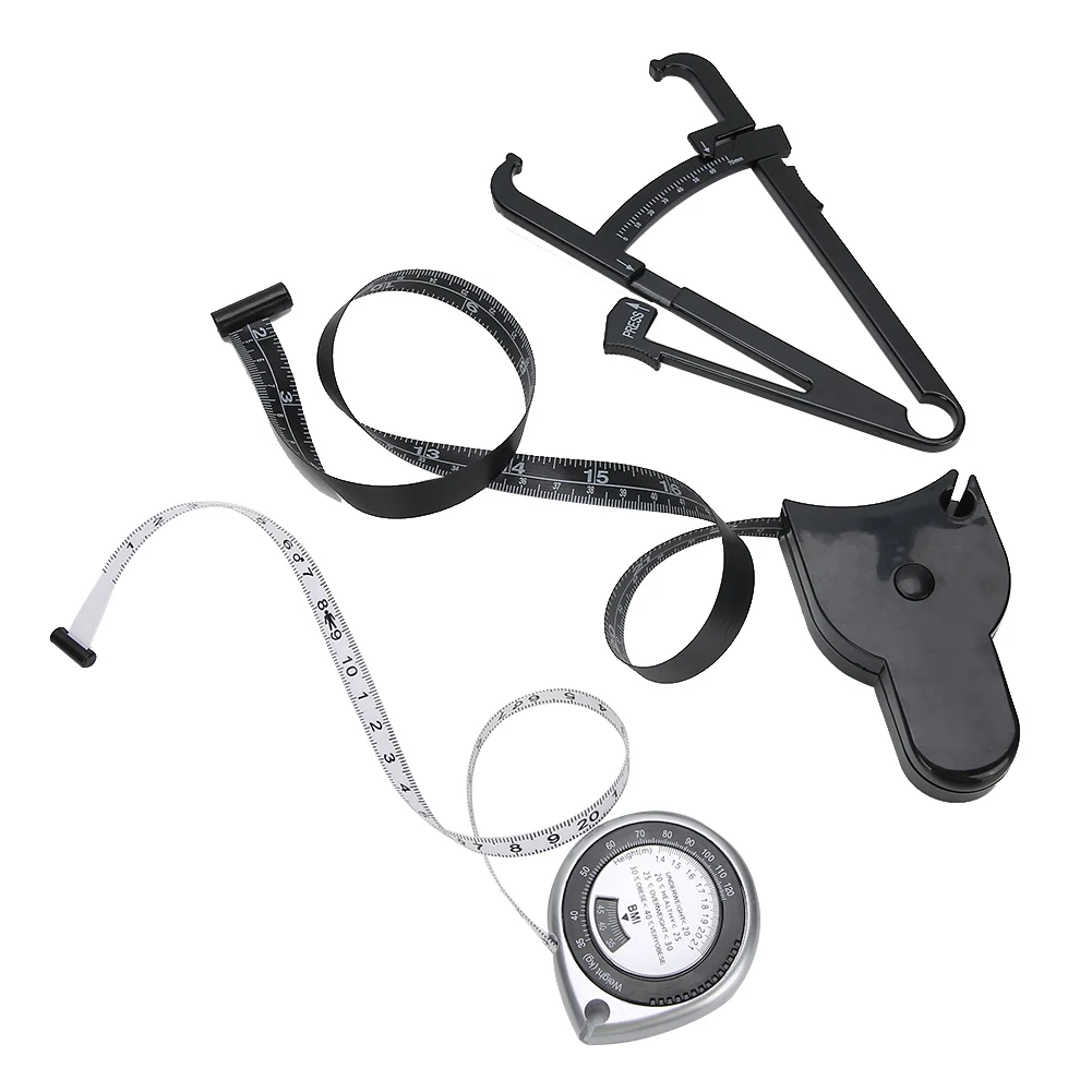 Body Measuring Ruler Fat Caliper Body Measuring Ruler Measure Tape for Waist Leg Arm Measurement Tools Fat Caliper Measure Tape