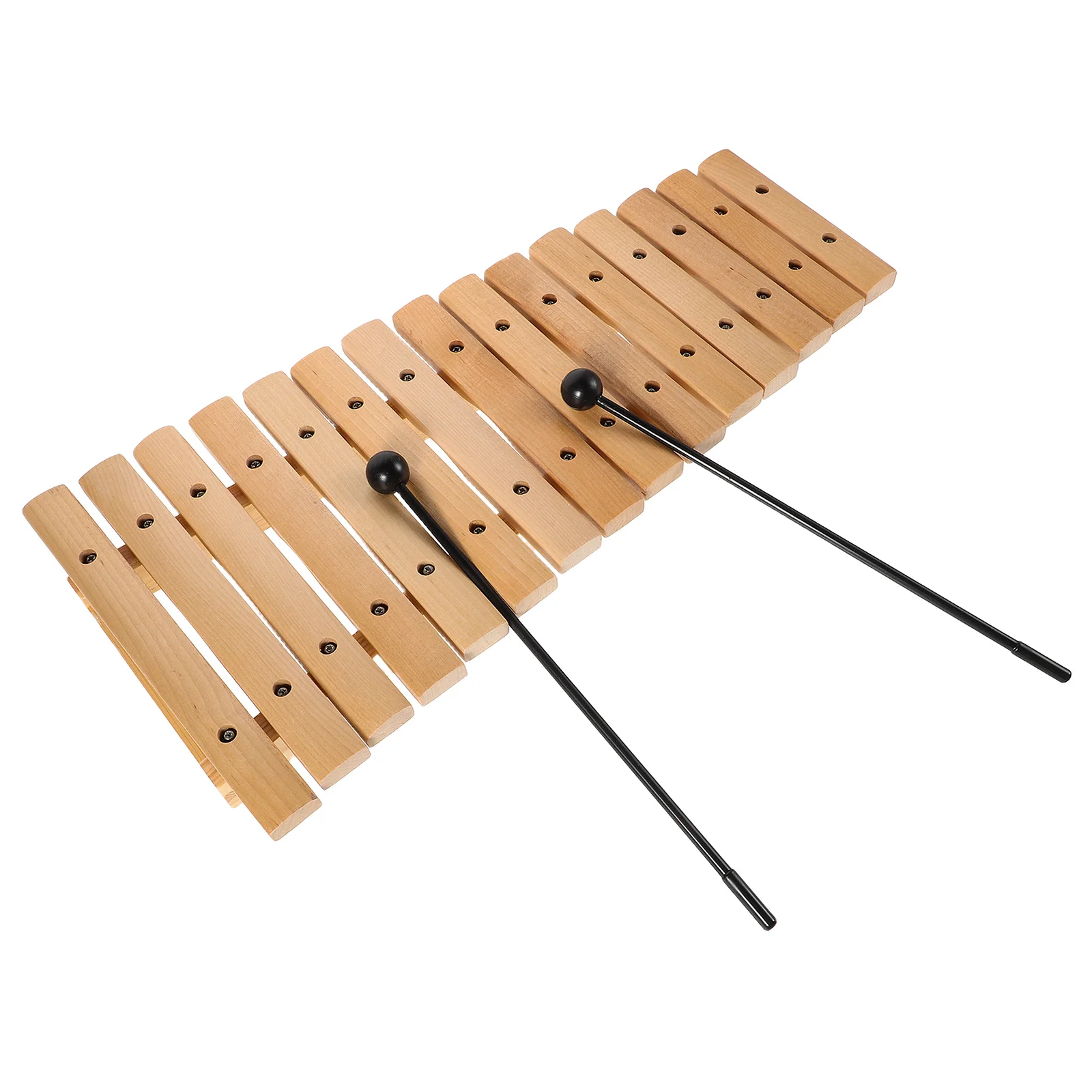 

15 Note Wood Xylophone with Mallets for Toddler Sensory Play Orff Percussion Instrument Early Childhood Music Education Learning