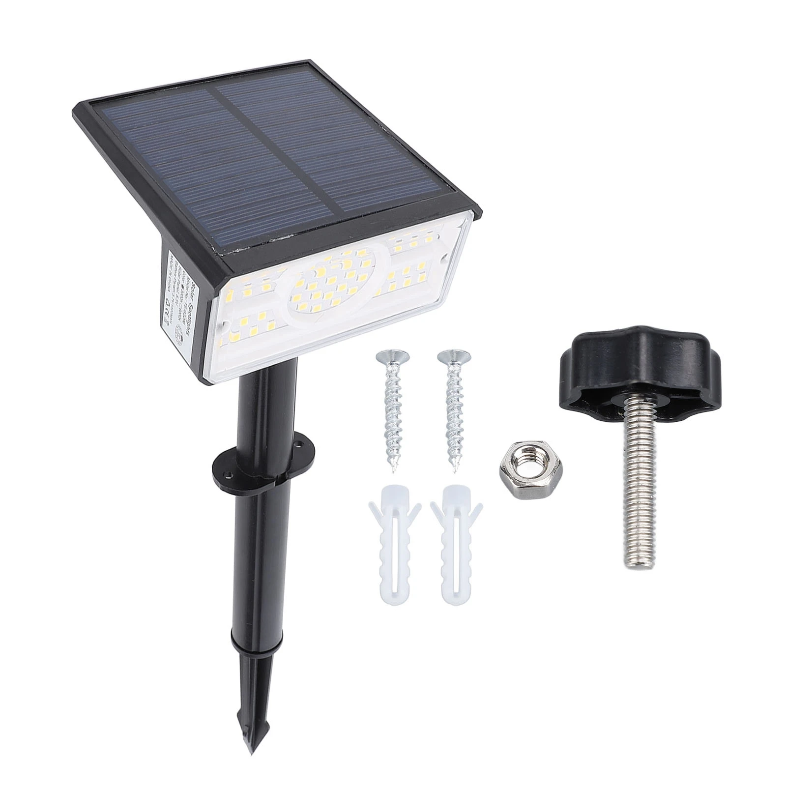 

Solar Spot Light 49 LEDs High Brightness IP65 Water Proof Solar Landscape Light for Garden Yard Lawn White Light