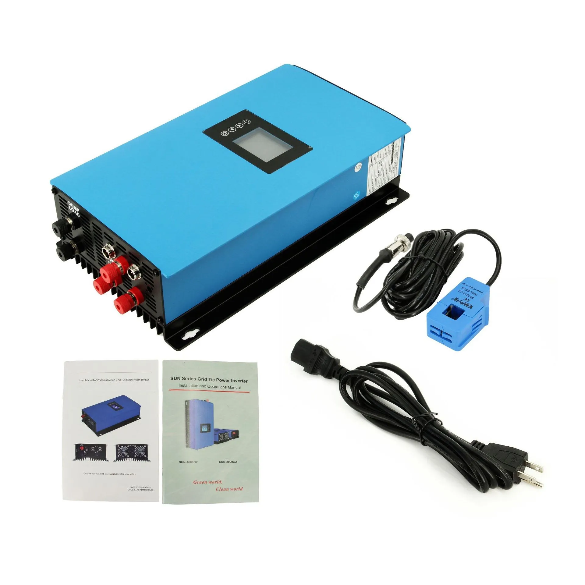 1000W Solar Grid Tie Inverter with Internal Limiter Pure Sine Wave DC22-60V/45-90V/ Battery Discharge