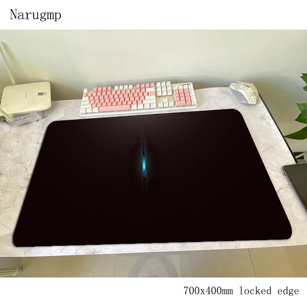 Black Abstract mats 700x400x4mm locked edge gaming mouse pad big keyboard mousepad thick notebook gamer accessories padmouse mat