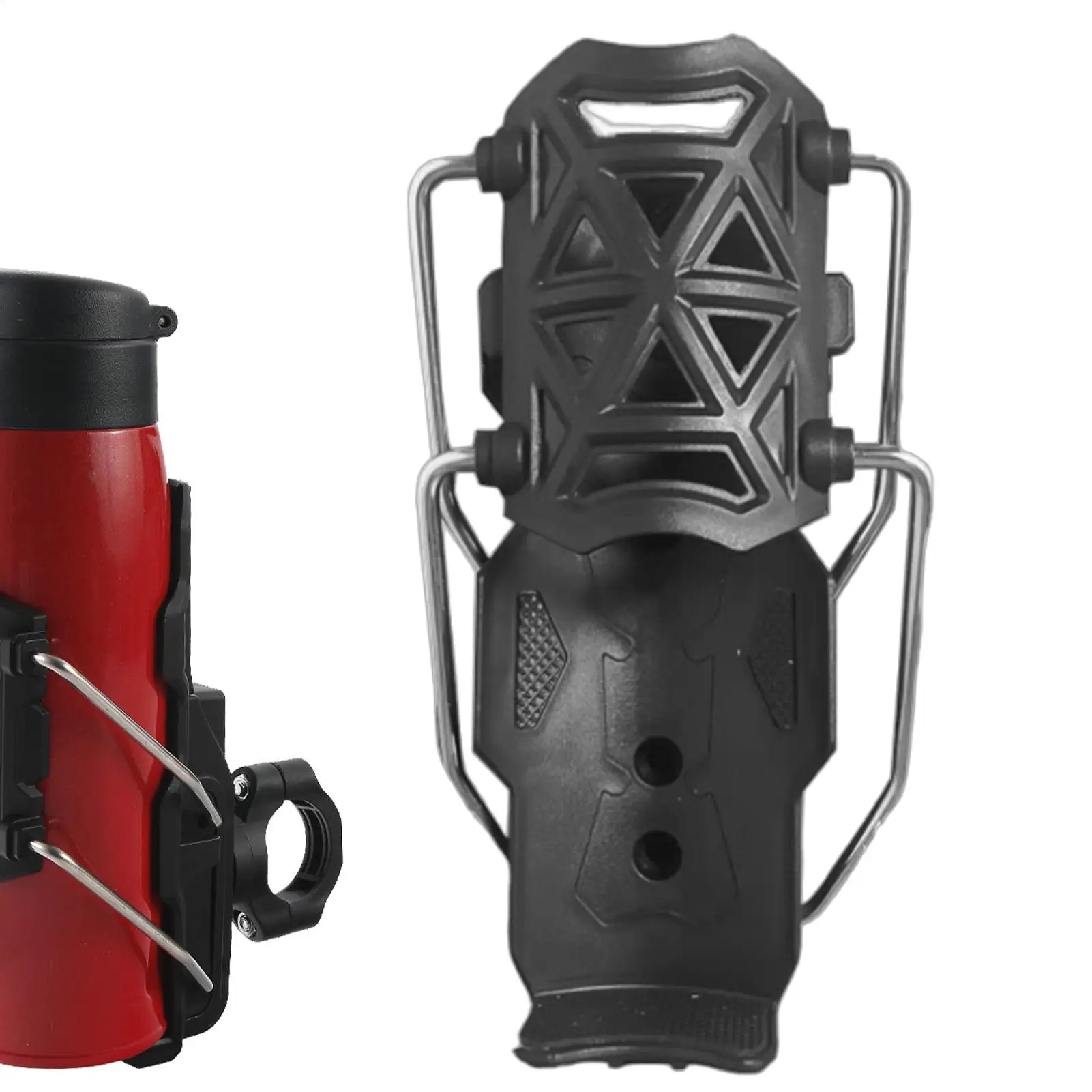 

Cup Holder for Motorcycle Adjustable Size Bike Water Bottle Cage Cup Holder for 1.26-3.15 Inch Diameter Bottles Drink Cage for