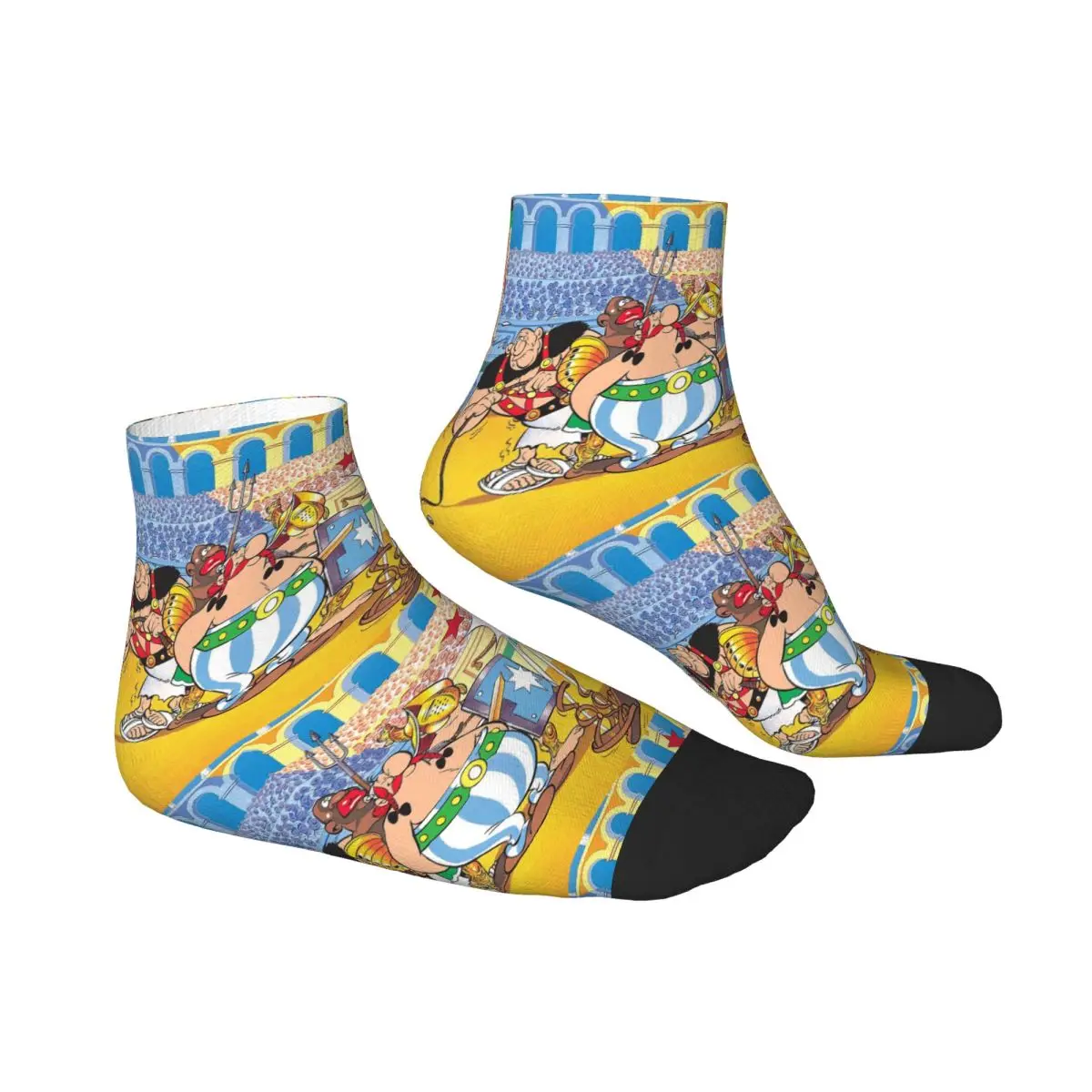 Asterix And Obelix Dogmatix Socks Harajuku High Quality Stockings All Season Socks Accessories for Unisex Gifts