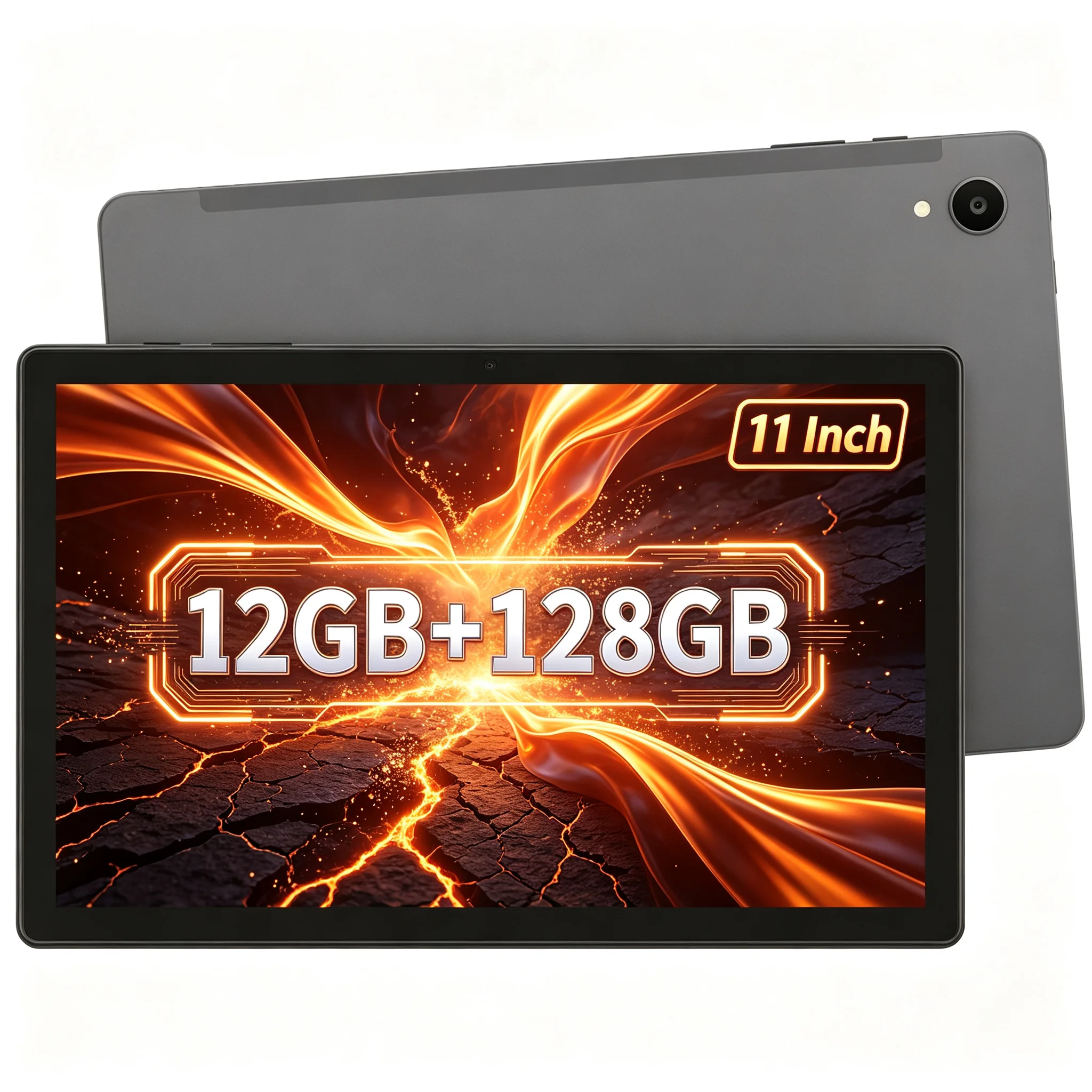 Paitanry 11 Inch Android 15 Tablet 12GB (6+6GB Virtual) RAM 128GB ROM Unisco T606 Octa Core 8000mAh Google GMS Wifi Tablet PC