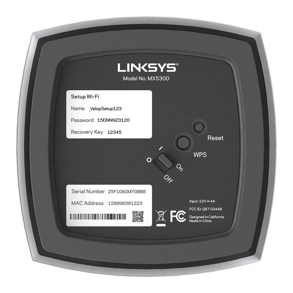 

LINKSYS AX5300 MX5300 MX10600 WiFi 6-маршрутизатор Velop Система всего дома MU-MIMO Трехдиапазонный 5,3 Гбит/с Интеллектуальный сетчатый маршрутизатор 1-2 упаковки