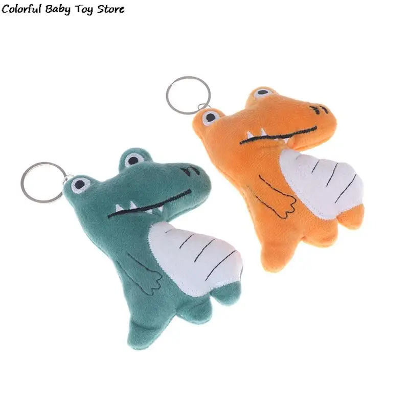 10Cm Leuke Krokodil Knuffel Cartoon Gevulde Pop Sleutelhanger Hanger Tas Decor Kid Gift Grab Machine Pop Kleine Gift